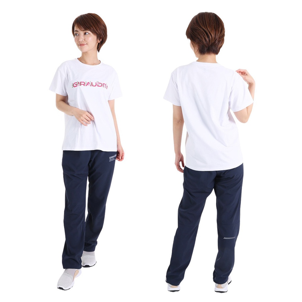 ジローム（GIRAUDM）（レディース）半袖Tシャツ レディース ドライプラス CT3S0044-TR864-GRCD WHT