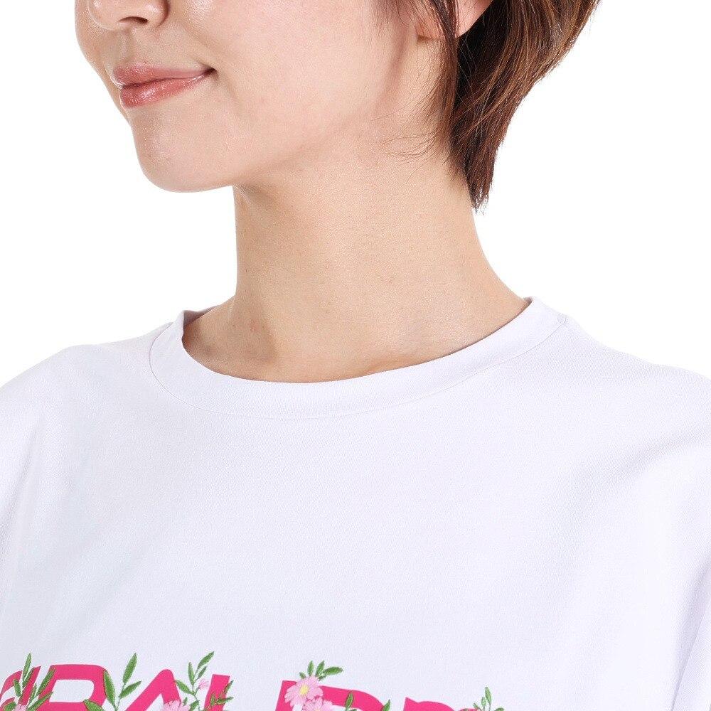ジローム（GIRAUDM）（レディース）半袖Tシャツ レディース ドライプラス CT3S0044-TR864-GRCD WHT
