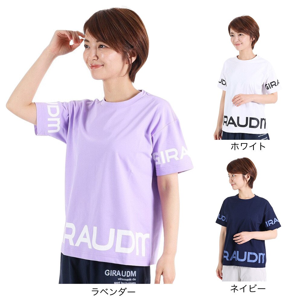 ジローム（GIRAUDM）（レディース）半袖Tシャツ レディース ドライプラス CT3S0045-TR864-GRCD NVY