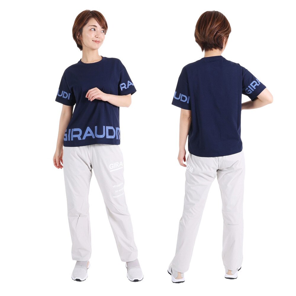 ジローム（GIRAUDM）（レディース）半袖Tシャツ レディース ドライプラス CT3S0045-TR864-GRCD NVY