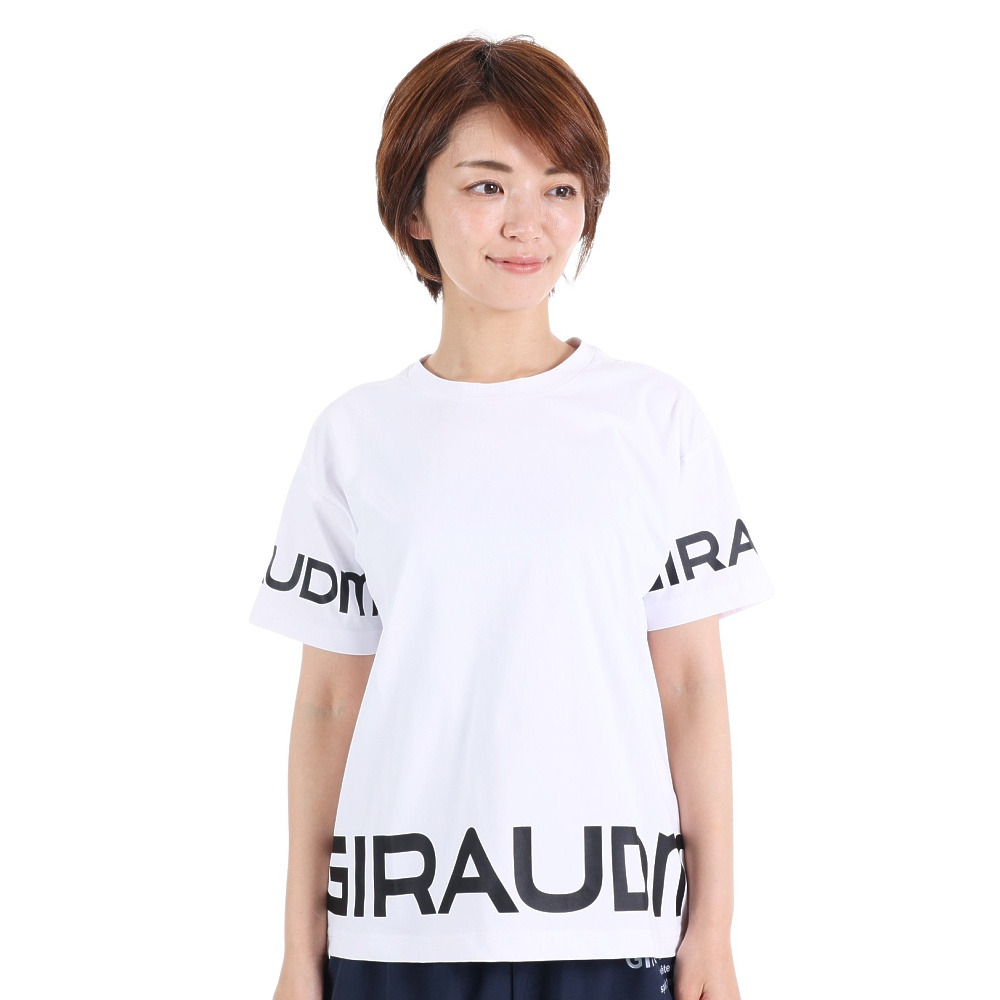 ジローム（GIRAUDM）（レディース）半袖Tシャツ レディース ドライプラス CT3S0045-TR864-GRCD WHT