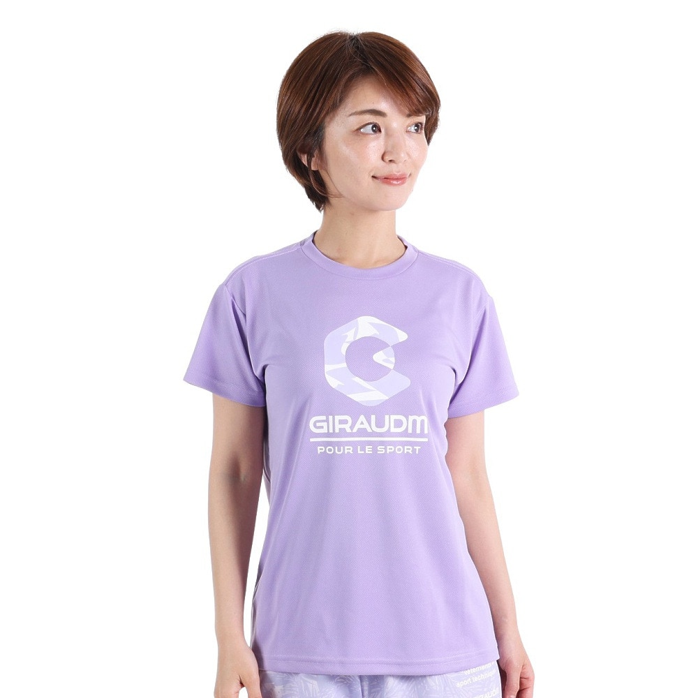 ジローム（GIRAUDM）（レディース）半袖Tシャツ レディース ドライプラス CT3S0046-TR864-GRCD LVD