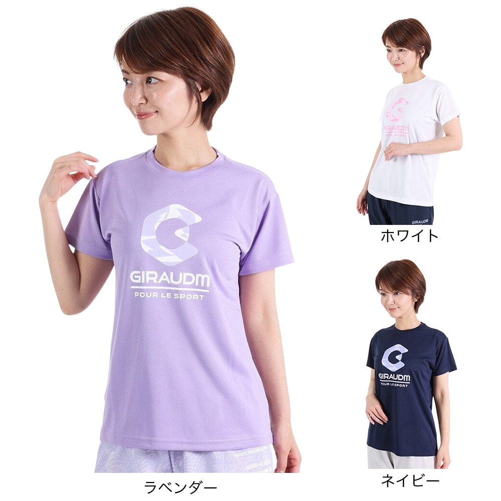 ジローム（GIRAUDM）（レディース）半袖Tシャツ レディース ドライプラス CT3S0046-TR864-GRCD LVD