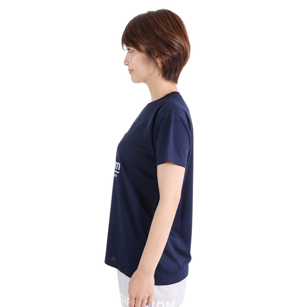 ジローム（GIRAUDM）（レディース）半袖Tシャツ レディース ドライプラス CT3S0046-TR864-GRCD NVY