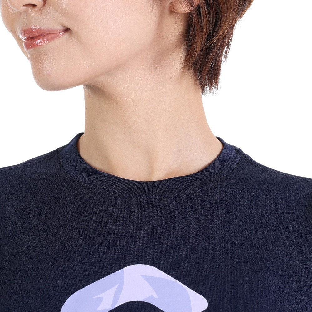 ジローム（GIRAUDM）（レディース）半袖Tシャツ レディース ドライプラス CT3S0046-TR864-GRCD NVY