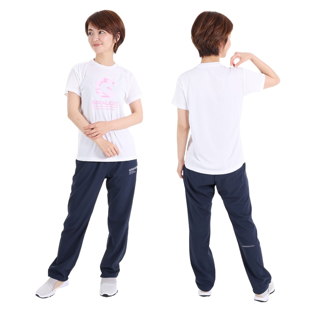 ジローム（GIRAUDM）（レディース）半袖Tシャツ レディース ドライプラス CT3S0046-TR864-GRCD WHT