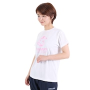 ジローム（GIRAUDM）（レディース）半袖Tシャツ レディース ドライプラス CT3S0046-TR864-GRCD WHT