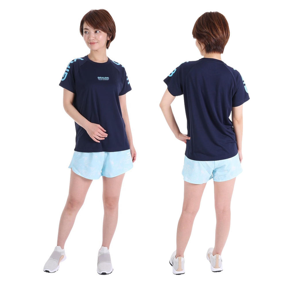 ジローム（GIRAUDM）（レディース）半袖Tシャツ レディース ドライプラス CT3S0047-TR864-GRCD NVY