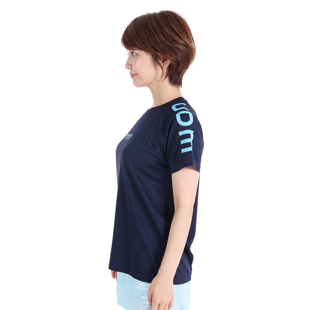 ジローム（GIRAUDM）（レディース）半袖Tシャツ レディース ドライプラス CT3S0047-TR864-GRCD NVY
