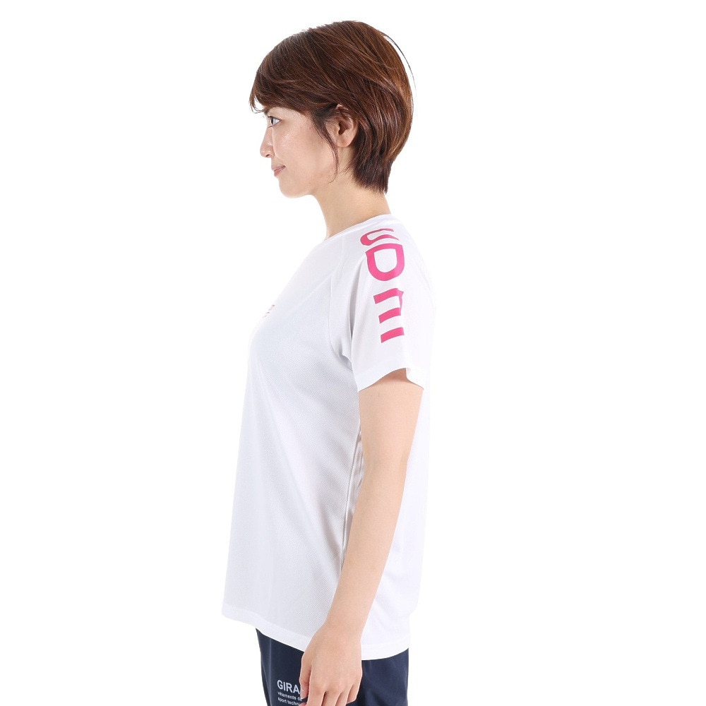 ジローム（GIRAUDM）（レディース）半袖Tシャツ レディース ドライプラス CT3S0047-TR864-GRCD WHT