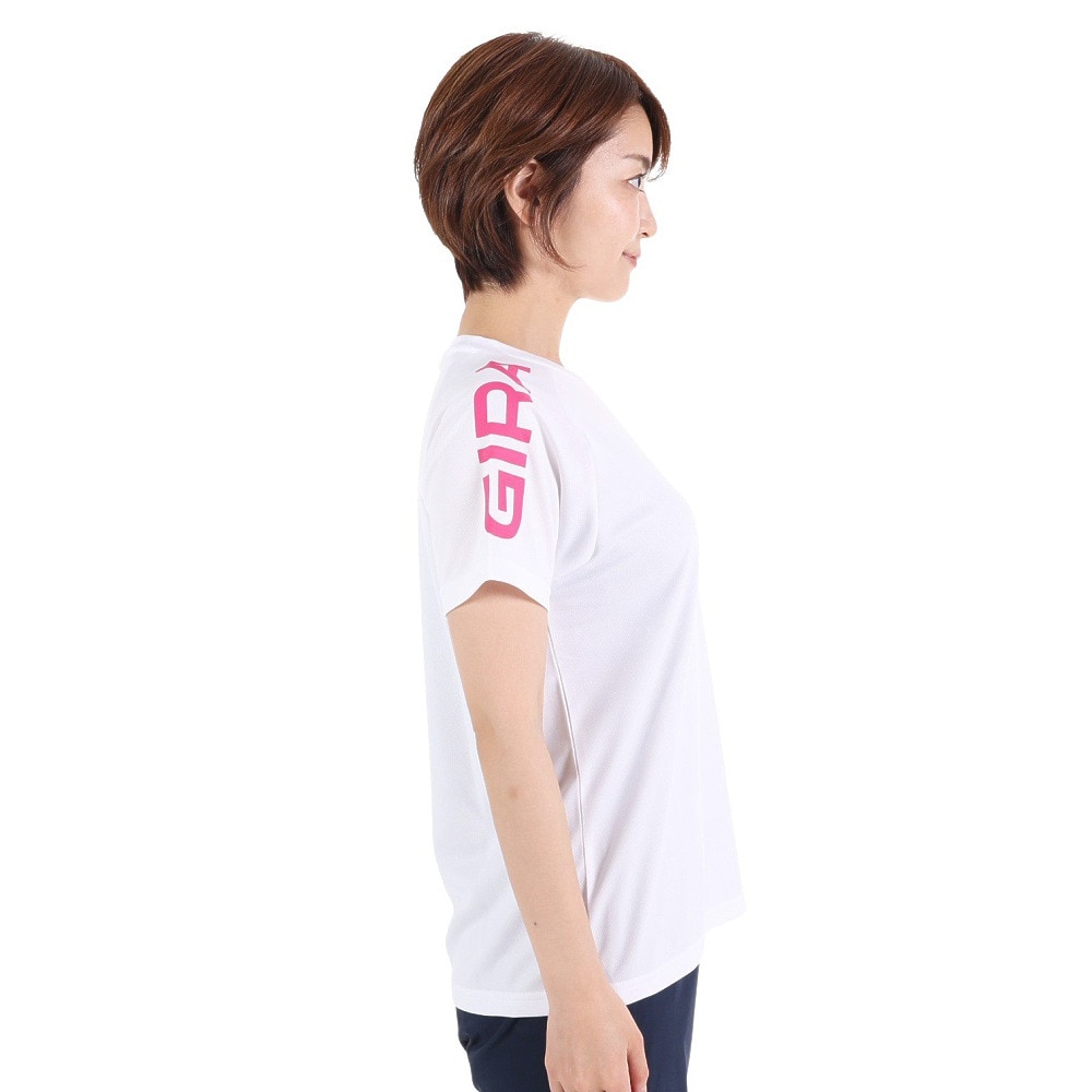 ジローム（GIRAUDM）（レディース）半袖Tシャツ レディース ドライプラス CT3S0047-TR864-GRCD WHT