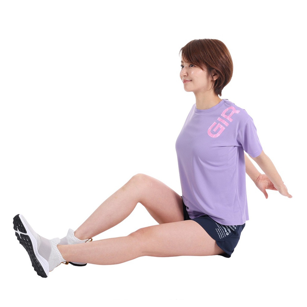 ジローム（GIRAUDM）（レディース）半袖Tシャツ レディース ドライプラス CT3S0048-TR864-GRCD LVD