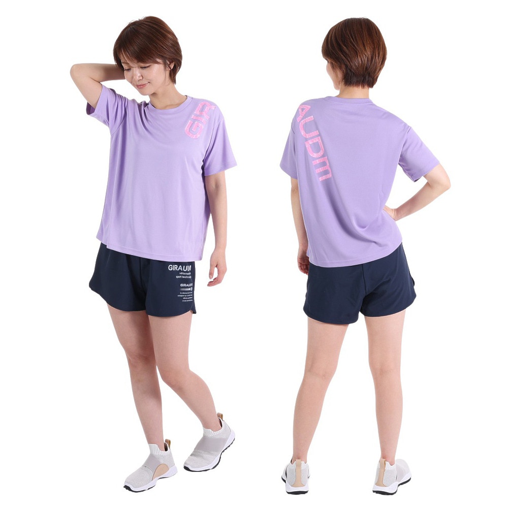 ジローム（GIRAUDM）（レディース）半袖Tシャツ レディース ドライプラス CT3S0048-TR864-GRCD LVD