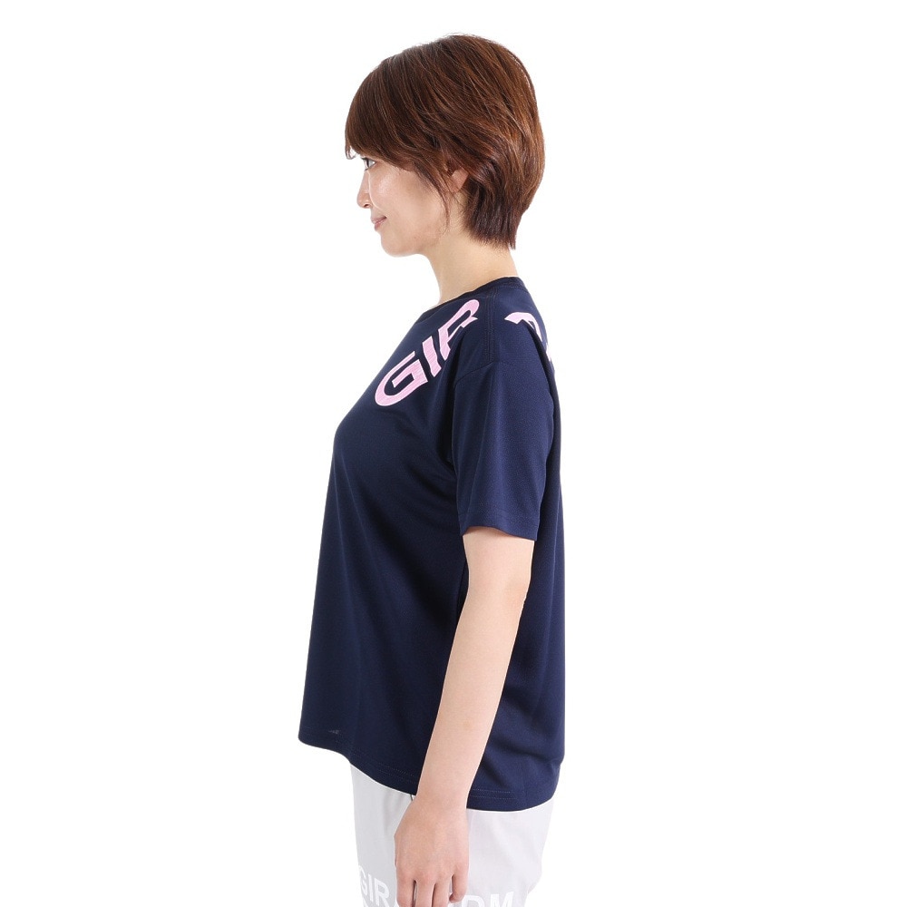 ジローム（GIRAUDM）（レディース）半袖Tシャツ レディース ドライプラス CT3S0048-TR864-GRCD NVY