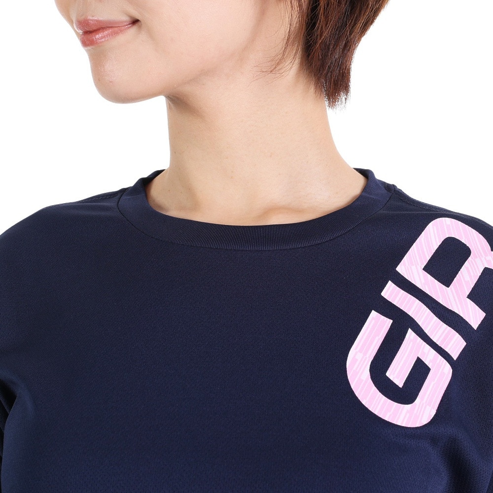 ジローム（GIRAUDM）（レディース）半袖Tシャツ レディース ドライプラス CT3S0048-TR864-GRCD NVY
