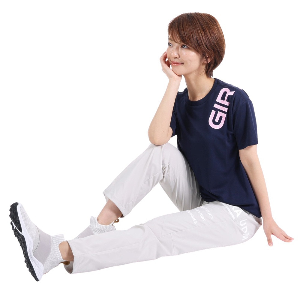 ジローム（GIRAUDM）（レディース）半袖Tシャツ レディース ドライプラス CT3S0048-TR864-GRCD NVY