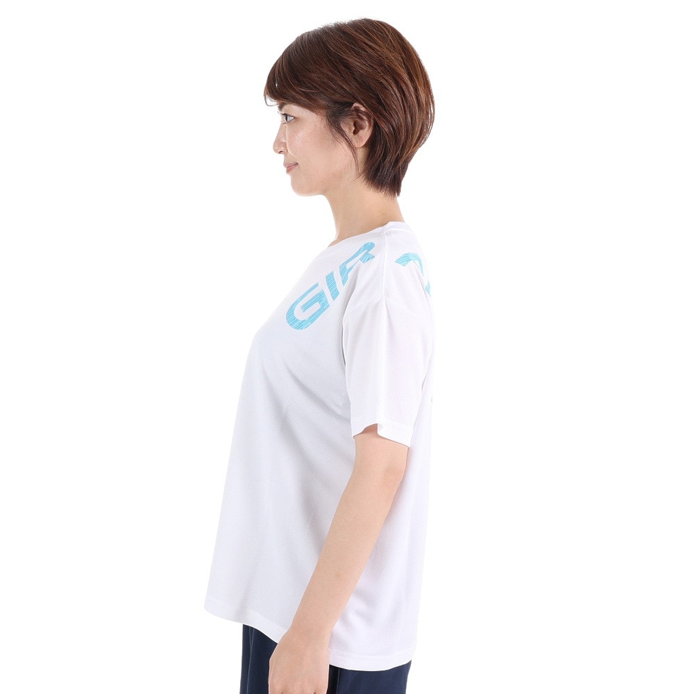 ジローム（GIRAUDM）（レディース）半袖Tシャツ レディース ドライプラス CT3S0048-TR864-GRCD WHT