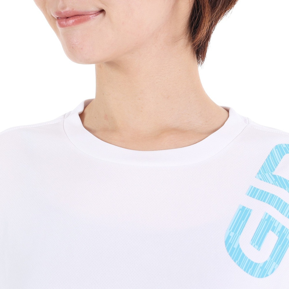 ジローム（GIRAUDM）（レディース）半袖Tシャツ レディース ドライプラス CT3S0048-TR864-GRCD WHT