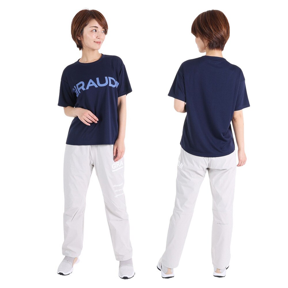 ジローム（GIRAUDM）（レディース）半袖Tシャツ レディース ドライプラス CT3S0049-TR864-GRCD NVY