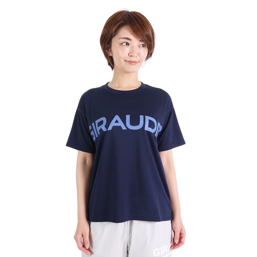 ジローム（GIRAUDM）（レディース）半袖Tシャツ レディース ドライプラス CT3S0049-TR864-GRCD NVY
