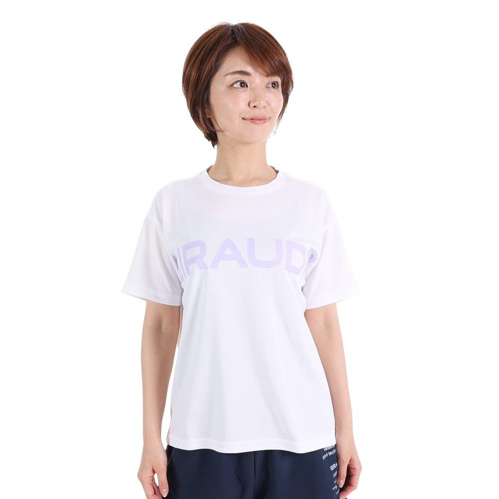ジローム（GIRAUDM）（レディース）半袖Tシャツ レディース ドライプラス CT3S0049-TR864-GRCD WHT