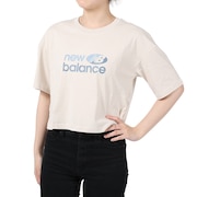 ニューバランス（new balance）（レディース）半袖Tシャツ レディース グラフィック ボクシー  WT31510MBM