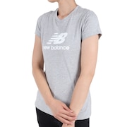 ニューバランス（new balance）（レディース）半袖Tシャツ レディース スタックドロゴ WT31546AG