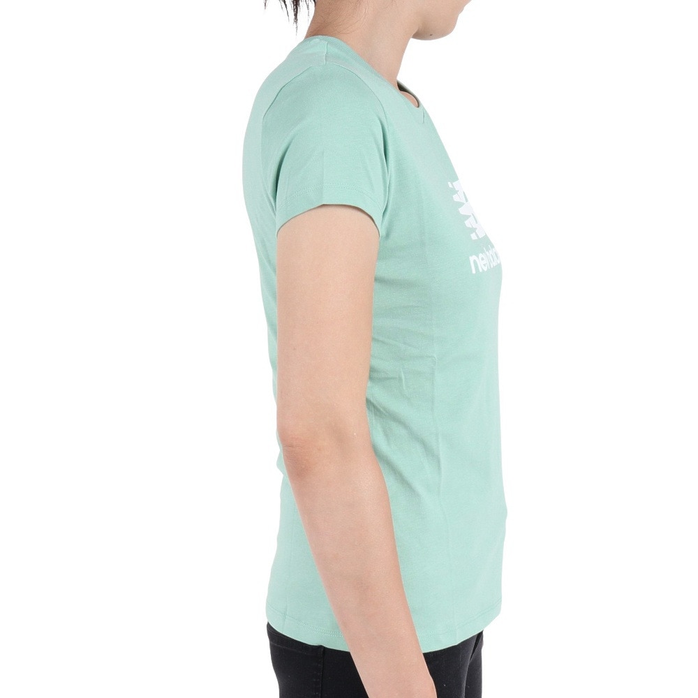 ニューバランス（new balance）（レディース）半袖Tシャツ レディース スタックドロゴ WT31546SAE
