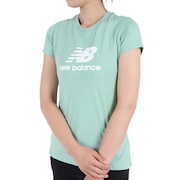 ニューバランス（new balance）（レディース）半袖Tシャツ レディース スタックドロゴ WT31546SAE