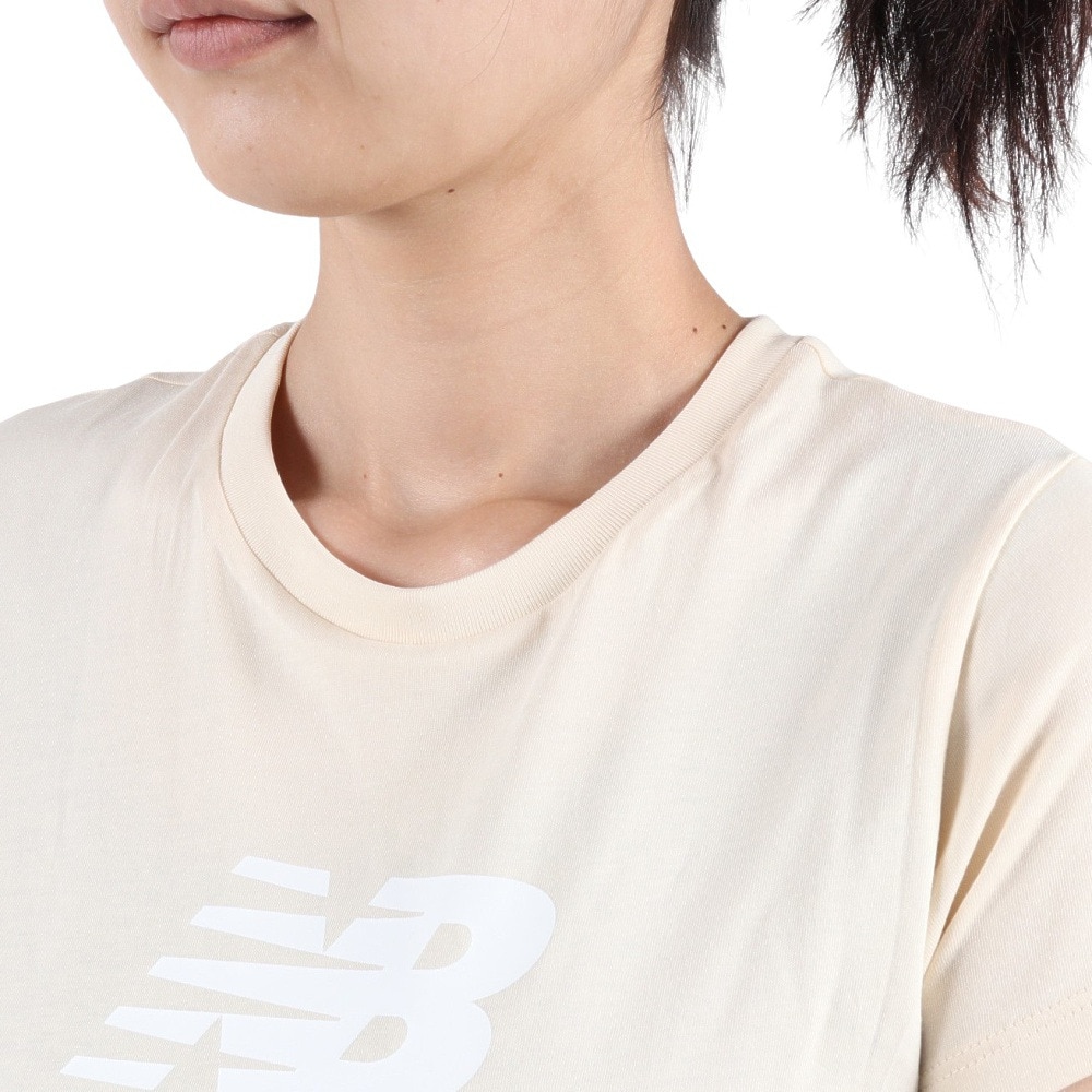 ニューバランス（new balance）（レディース）半袖Tシャツ レディース スタックドロゴ WT31546TCM
