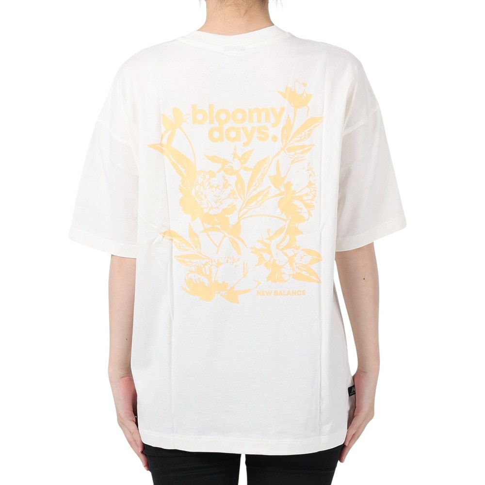 ニューバランス（new balance）（レディース）半袖Tシャツ レディース Bloomy オーバーサイズ WT31555SST