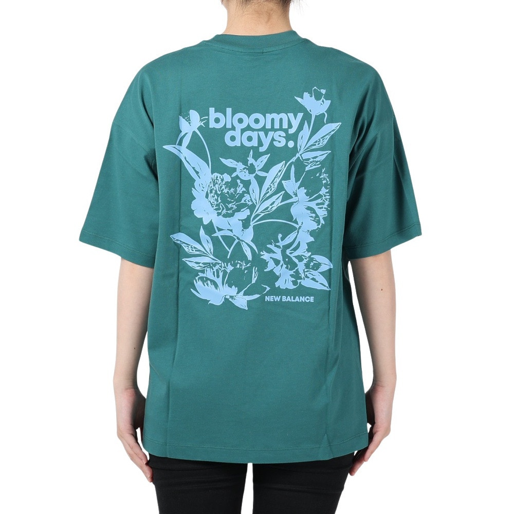 ニューバランス（new balance）（レディース）半袖Tシャツ レディース Bloomy オーバーサイズ WT31555VDA