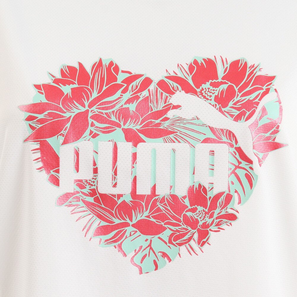 プーマ（PUMA）（レディース）半袖Tシャツ レディース PTC ハート 674962 02 WHT スポーツ用品はスーパースポーツゼビオ