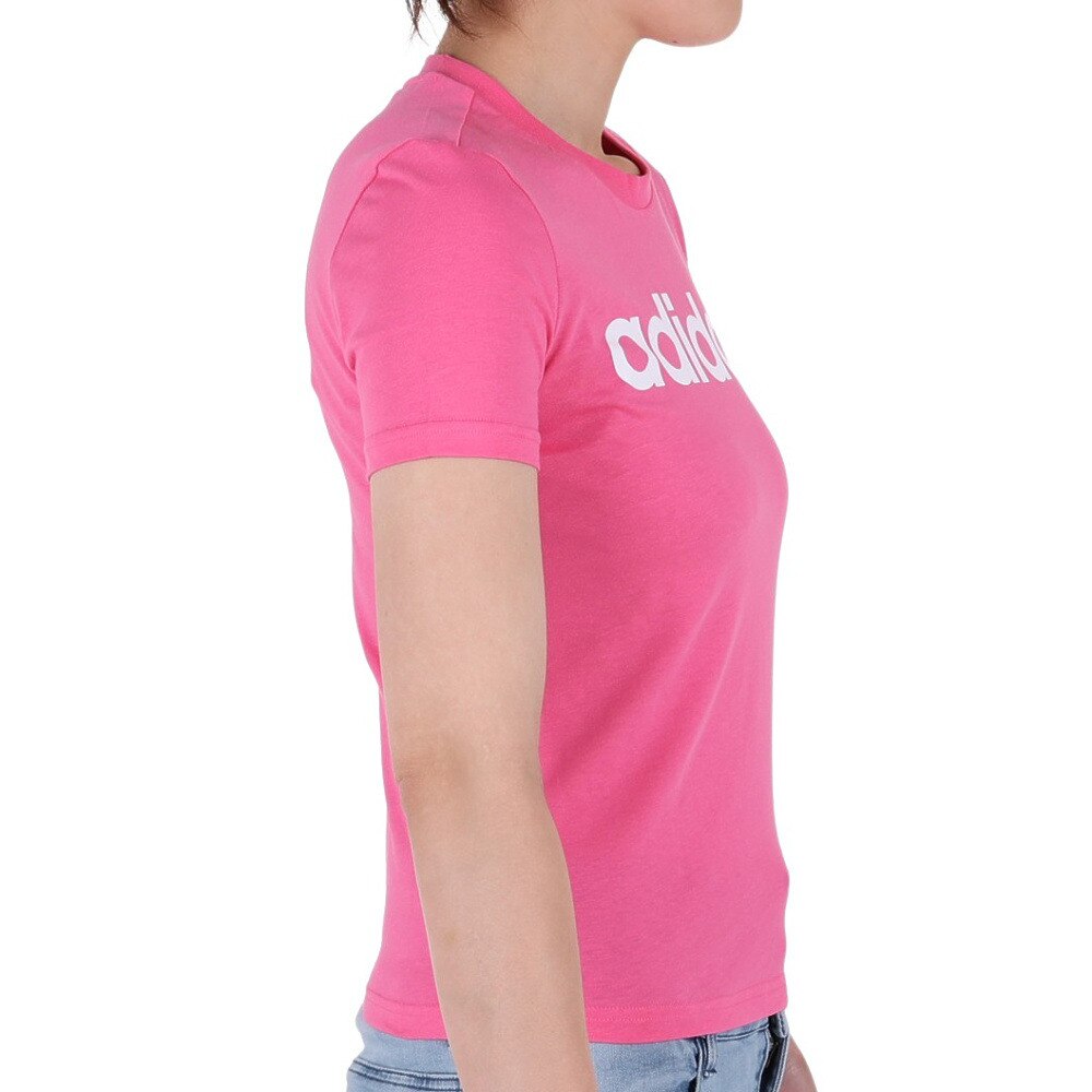 アディダス（レディース）半袖Tシャツ レディース ラウンジウェア エッセンシャルズ スリム 28869-ID0034