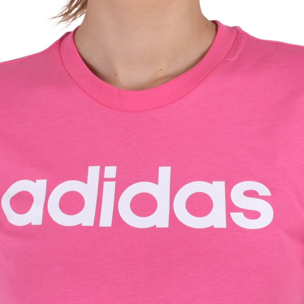 アディダス（レディース）半袖Tシャツ レディース ラウンジウェア エッセンシャルズ スリム 28869-ID0034