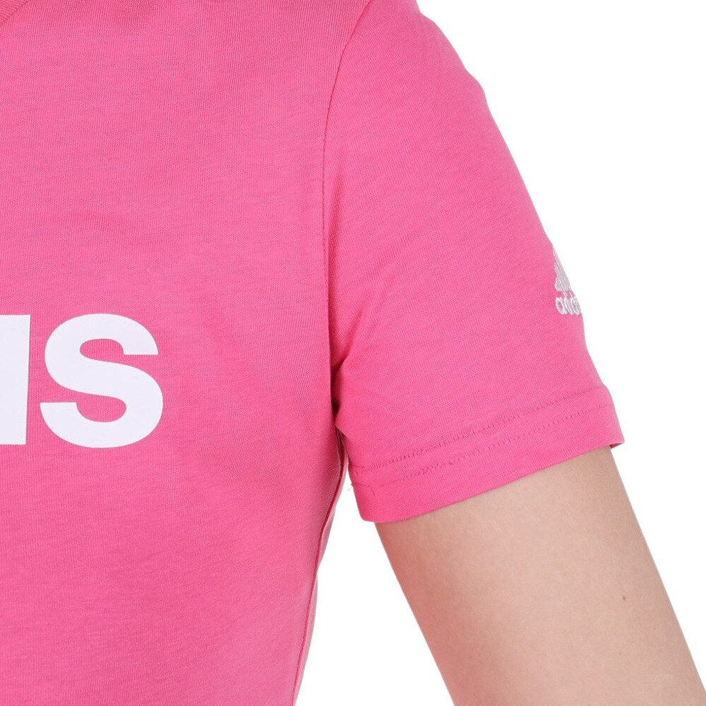 アディダス（レディース）半袖Tシャツ レディース ラウンジウェア エッセンシャルズ スリム 28869-ID0034