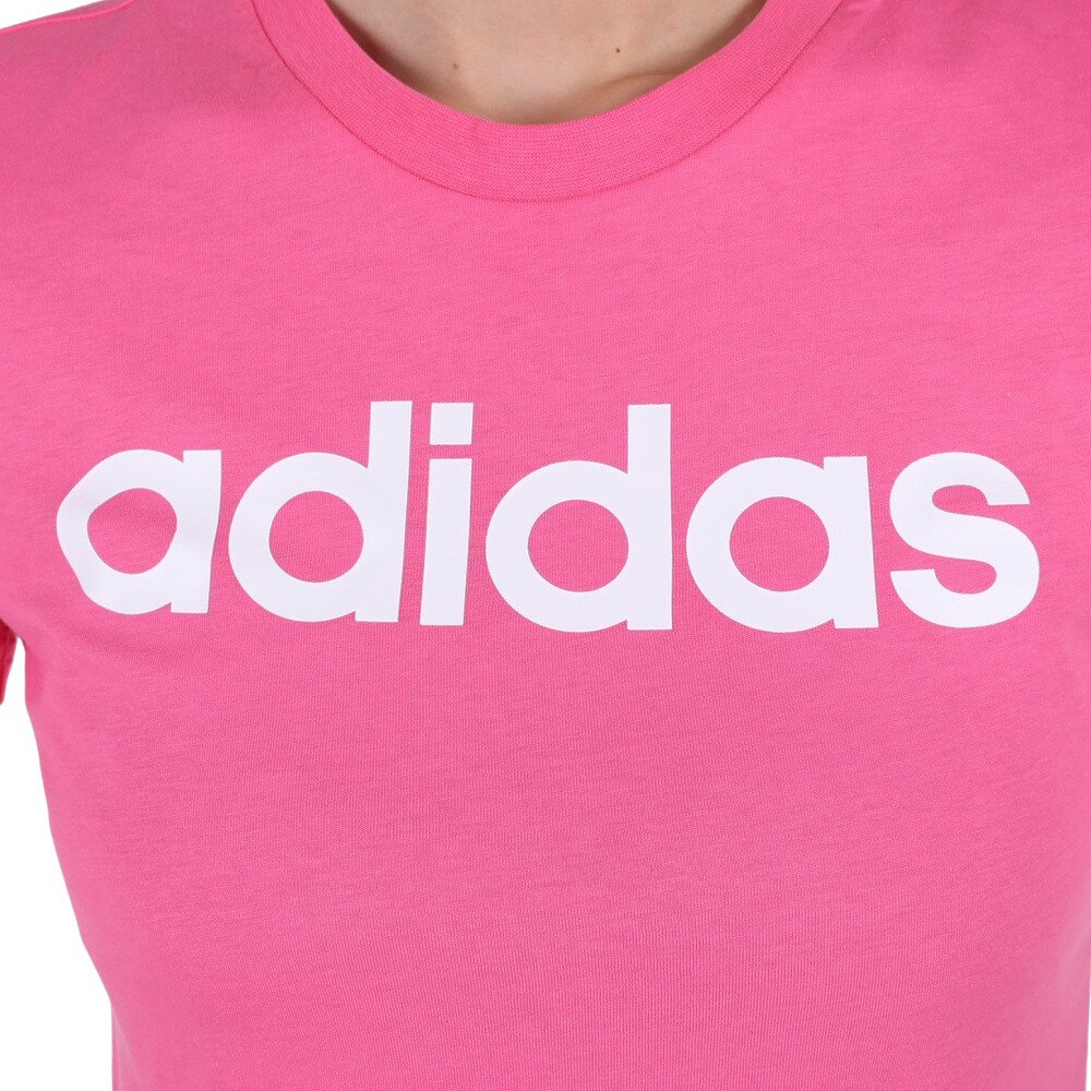 アディダス（レディース）半袖Tシャツ レディース ラウンジウェア エッセンシャルズ スリム 28869-ID0034