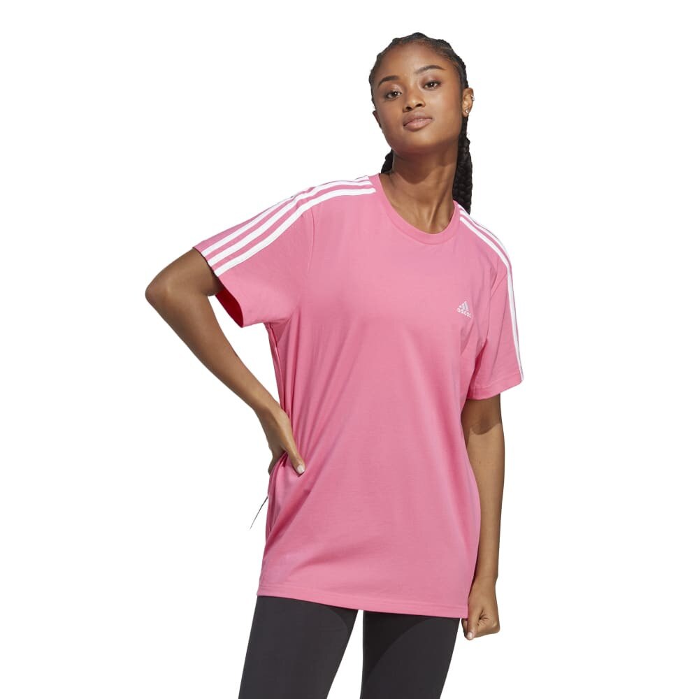 adidas トレーニングシャツ  S ピンク