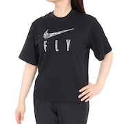 ナイキ(NIKE)(レディース)半袖Tシャツ レディース ドライフィット スウッシュ フライ ボクシー FN1221-010