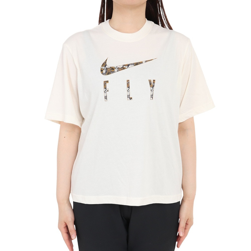 ナイキ（NIKE）（レディース）半袖Tシャツ レディース ドライフィット スウッシュ フライ ボクシー FN1221-110