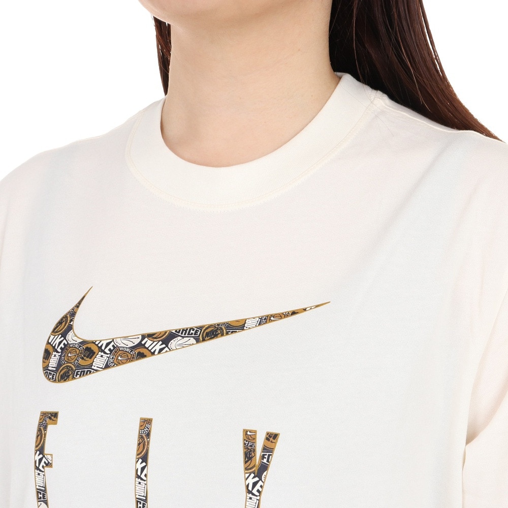ナイキ（NIKE）（レディース）半袖Tシャツ レディース ドライフィット スウッシュ フライ ボクシー FN1221-110