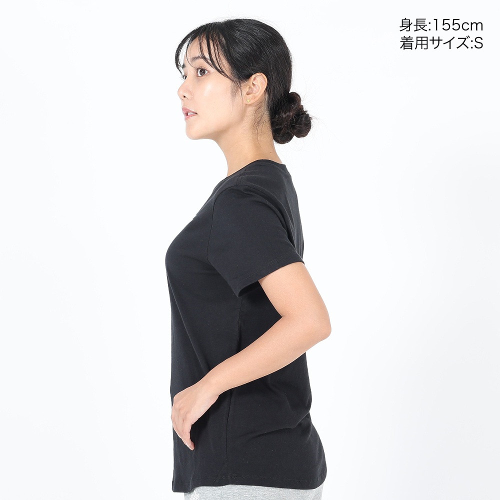 ナイキ（NIKE）（レディース）半袖Tシャツ レディース  クラブ エッセンシャル DX7903-010