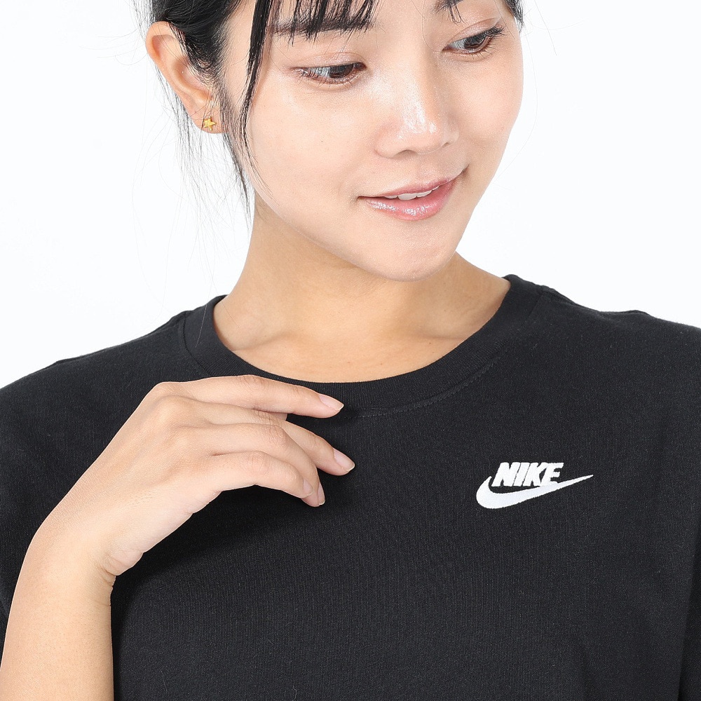 ナイキ（NIKE）（レディース）半袖Tシャツ レディース  クラブ エッセンシャル DX7903-010