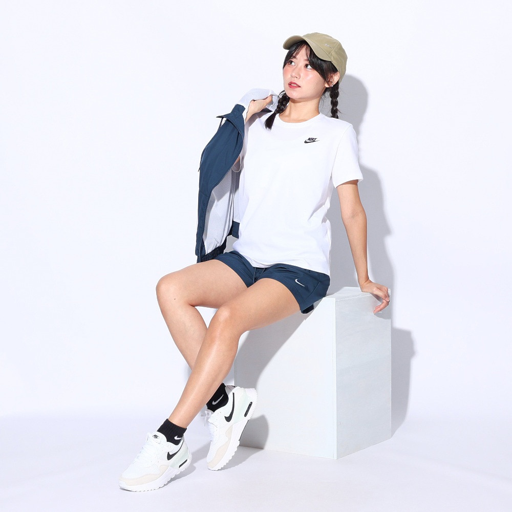 ナイキ（NIKE）（レディース）半袖Tシャツ レディース クラブ エッセンシャル DX7903-100