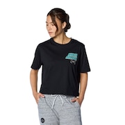 (レディース)コットン クロップ 半袖Tシャツ 1384714