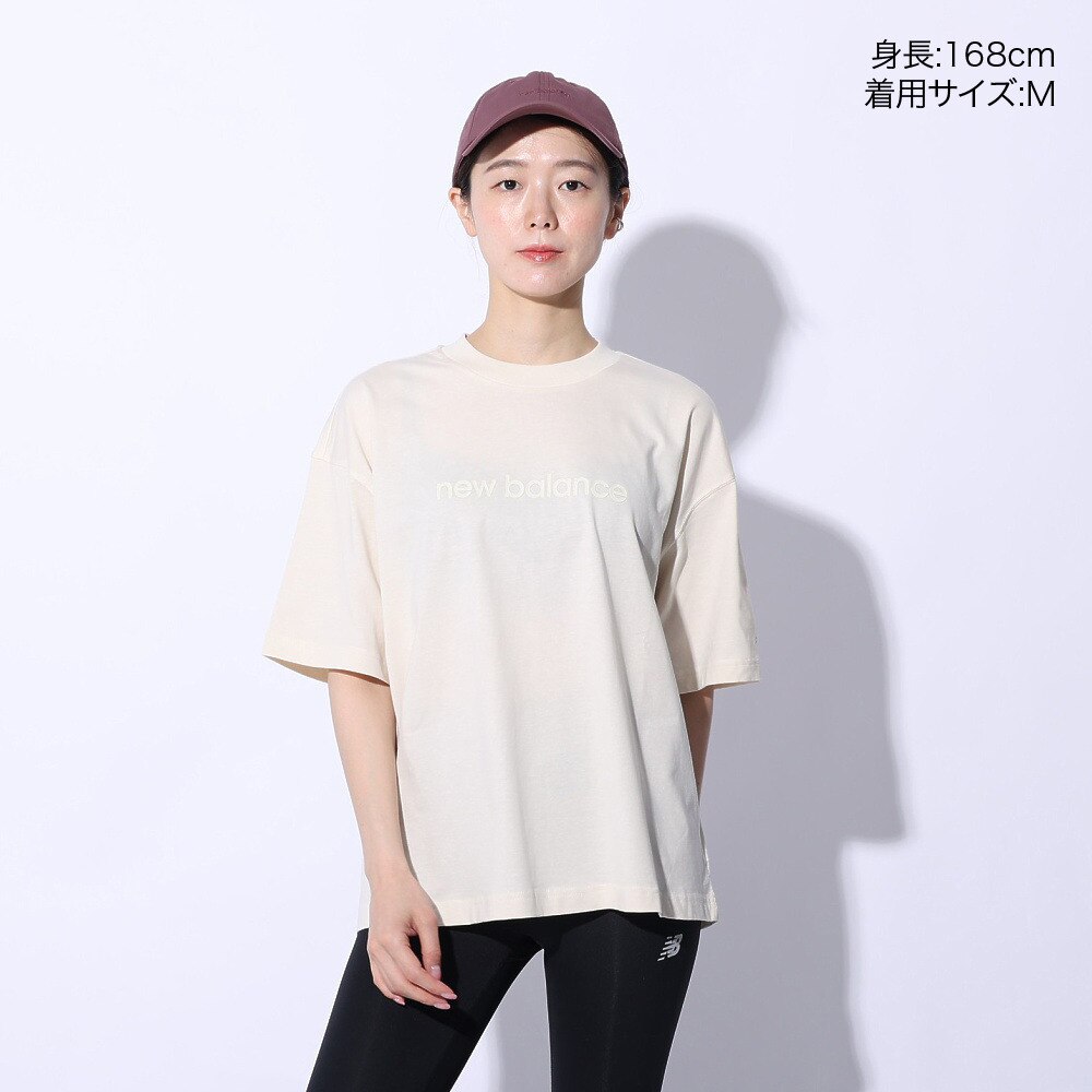 ニューバランス（new balance）（レディース）Shifted オーバーサイズ ショートスリーブTシャツ WT41555LIN