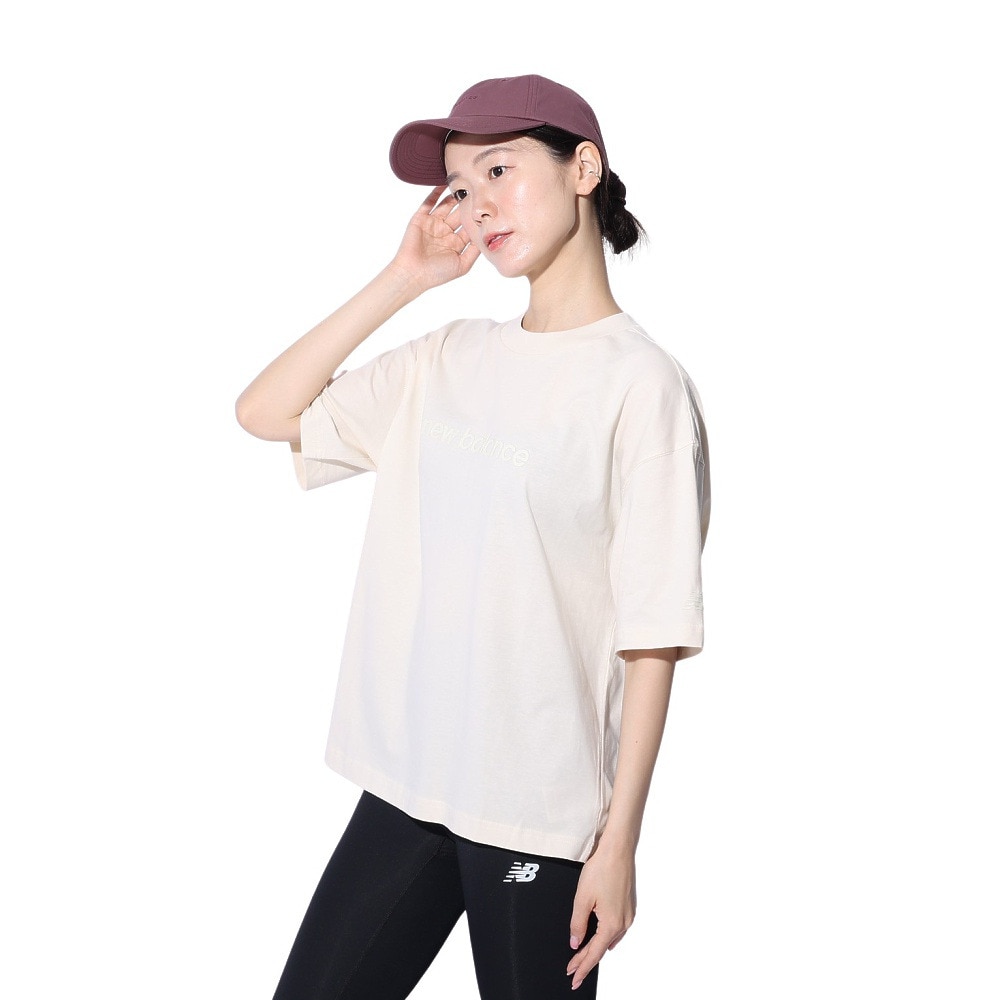 ニューバランス（new balance）（レディース）Shifted オーバーサイズ ショートスリーブTシャツ WT41555LIN