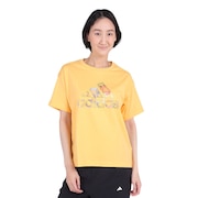 (レディース)FLOWER 半袖Tシャツ KUE57-IM7831