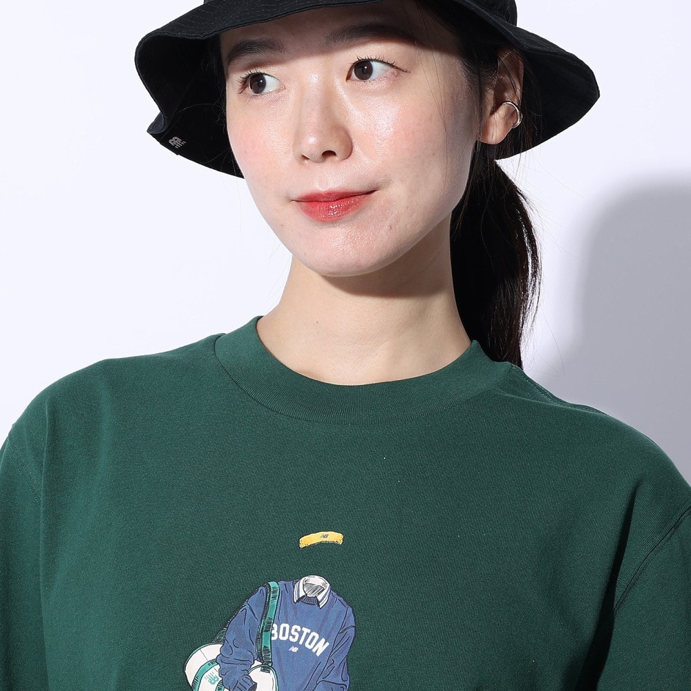 ニューバランス（new balance）（レディース）Athletics Tennis Style リラックス 半袖Tシャツ WT41578NWG