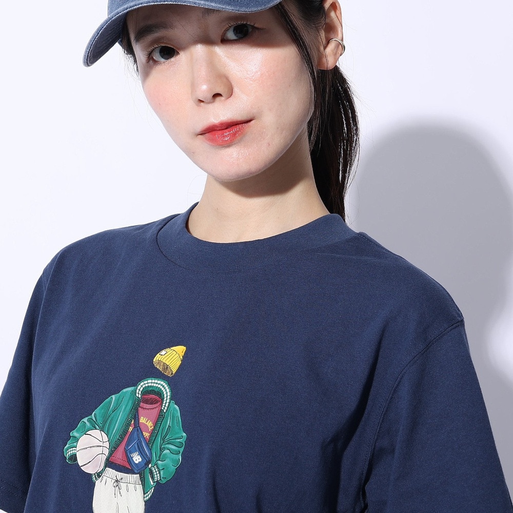ニューバランス（new balance）（レディース）Athletics Basketball Style リラックス 半袖Tシャツ WT41579NNY